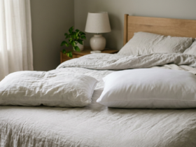 Comparación entre una almohada gastada y otra que conserva su forma